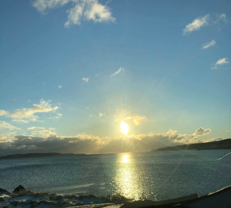 Sun rise in Witless Bay, Newfoundland and Labrador