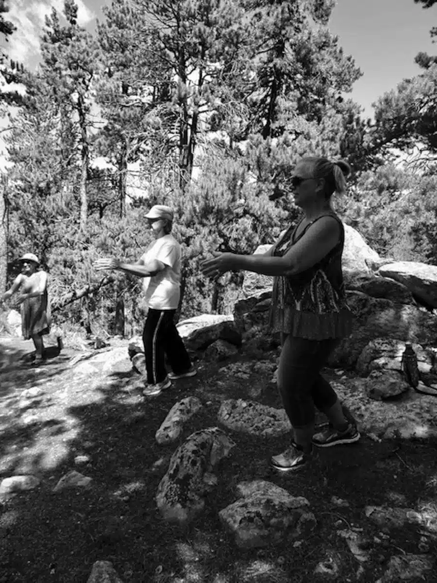Sharing The Chi In The Colorado Rockies